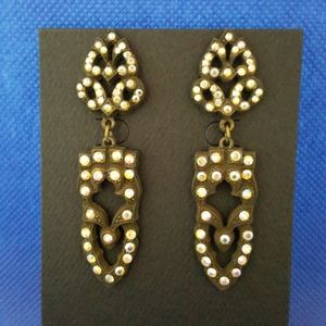 Banana Bob Rhinestone Earrings